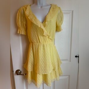 Yellow summer dress